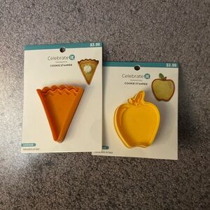 Pie and Apple Cookie Cutters